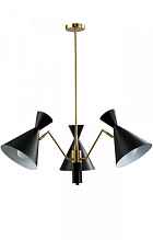 Люстра Crystal Lux JOVEN SP3 GOLD/BLACK - цена и фото Люстра Crystal Lux JOVEN SP3 GOLD/BLACK - цена и фото